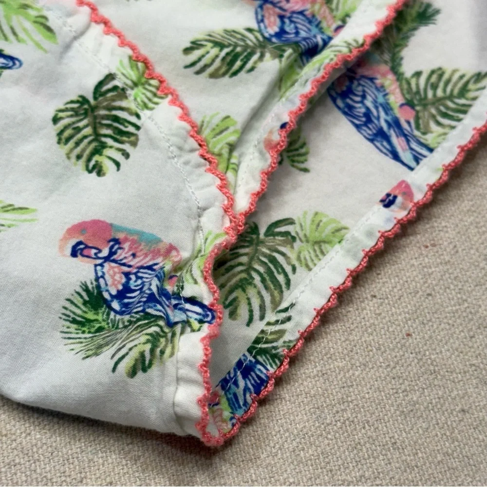 Victoria's Secret 2 pc Set - Parrot and Floral Print Sleepwear Shorts - Size SP